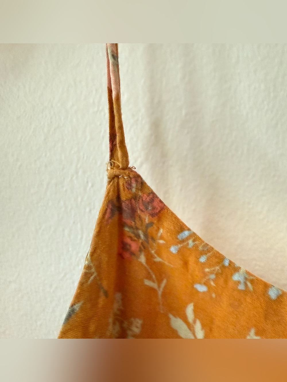Natural Life mustard yellow floral print maxi dress size S, cottage core, frolic - Picture 5 of 12